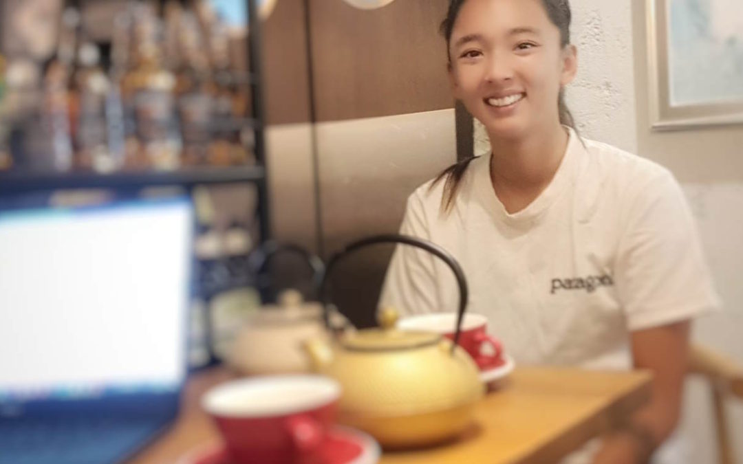 Sephora Chu in cafe