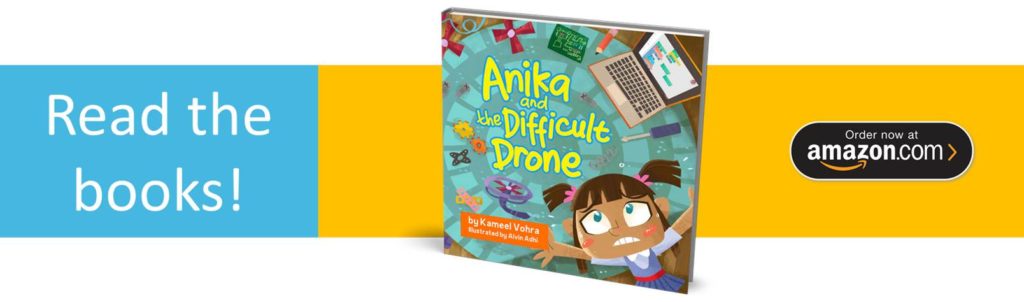 Anika and the difficult drone - picture book on amazon