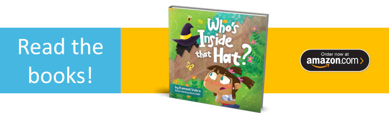 Who's inside that hat? Picture book by Kameel Vohra